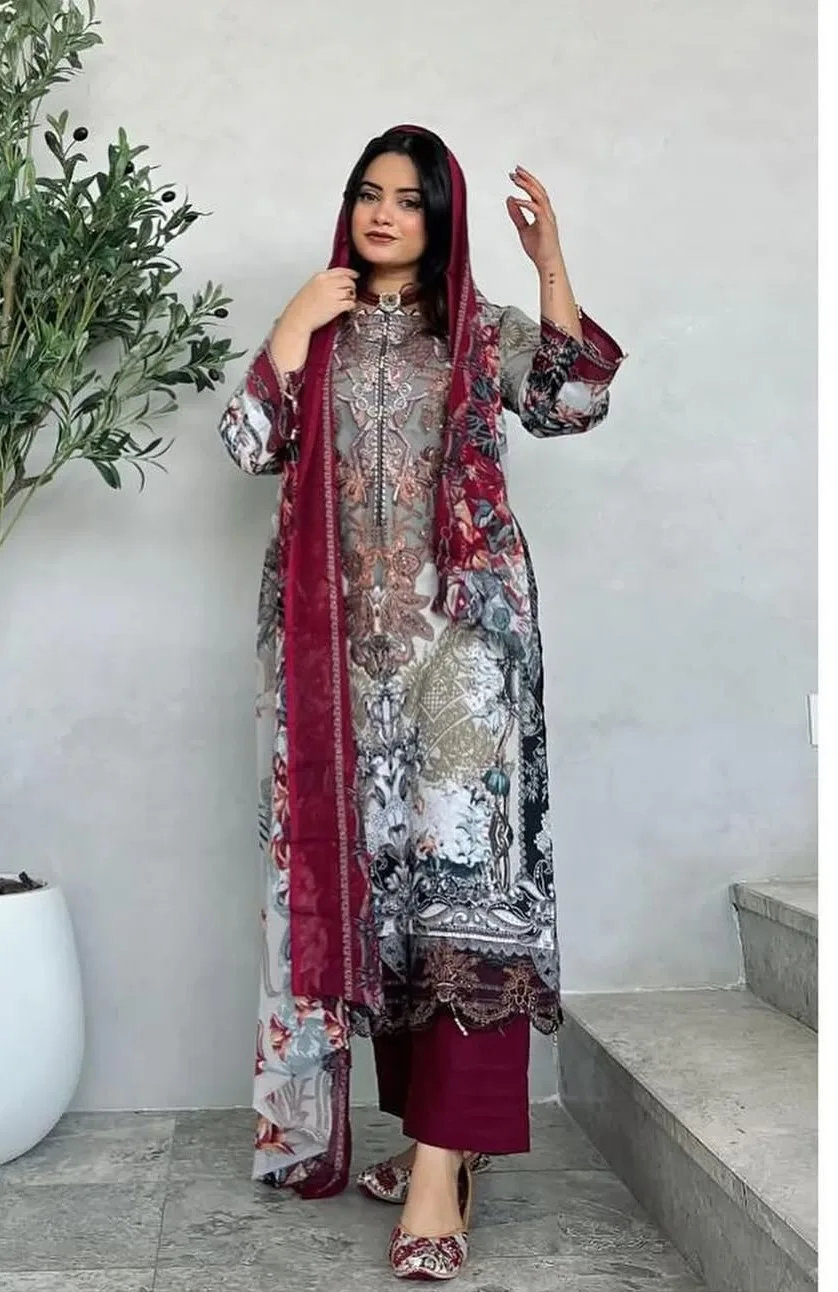 Digital Print Three Piece