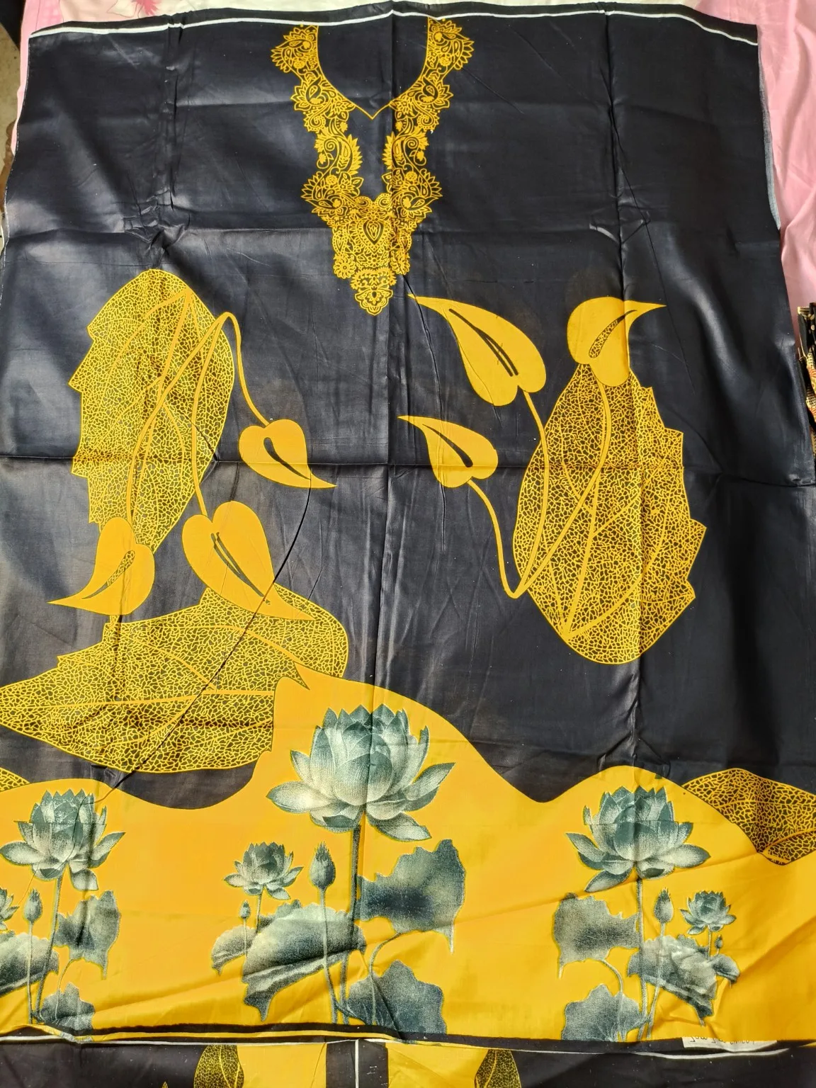 প্রিমিয়াম কালামকারি কটন থ্রি পিস