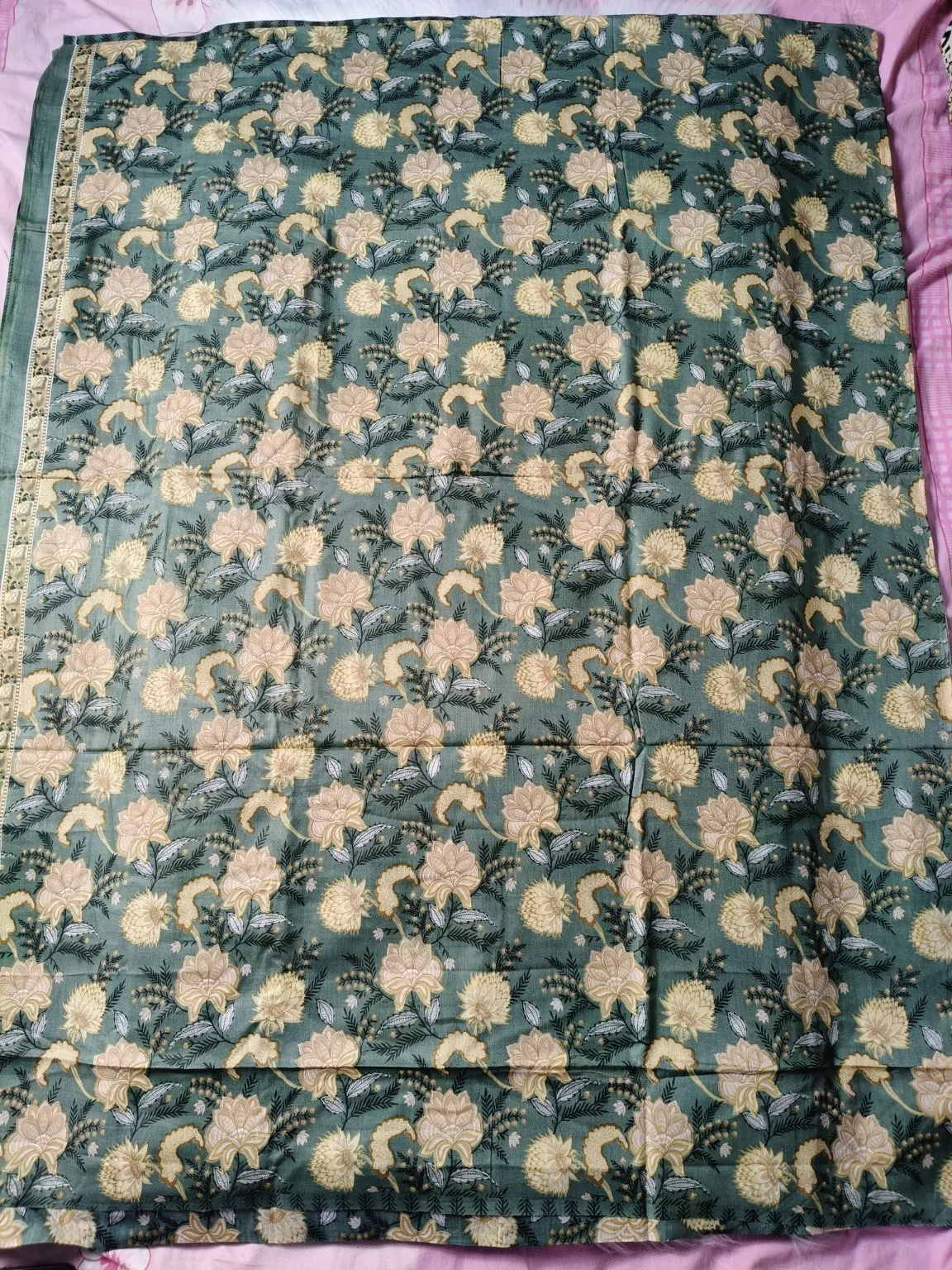 প্রিমিয়াম জয়পুরি কটন থ্রি-পিস