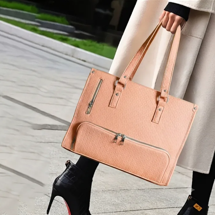 Women's Premium Lunch Tote & Pouch Set (Pink)