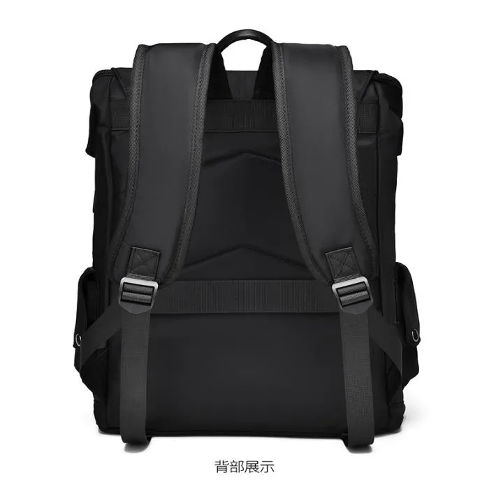 Large Capacity College & Travel Backpack (Black)