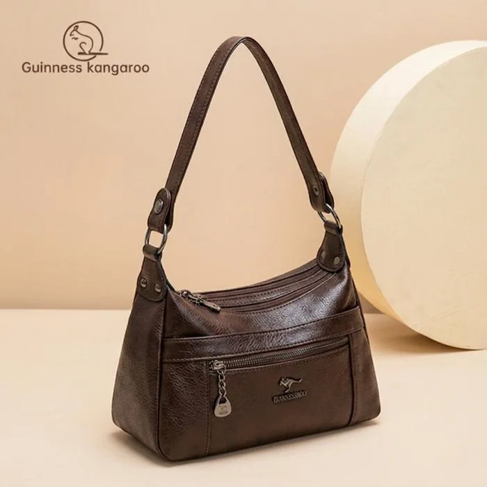 Stylish Practical Large Capacity Crossbody Bag (Coffee)