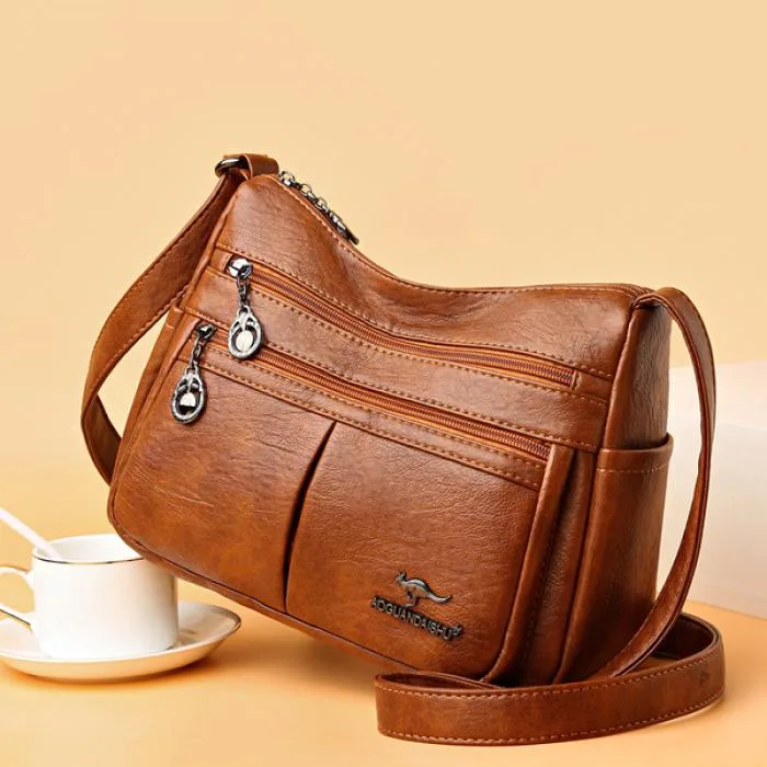Stylish Practical Large Capacity Crossbody Bag (Brawn)
