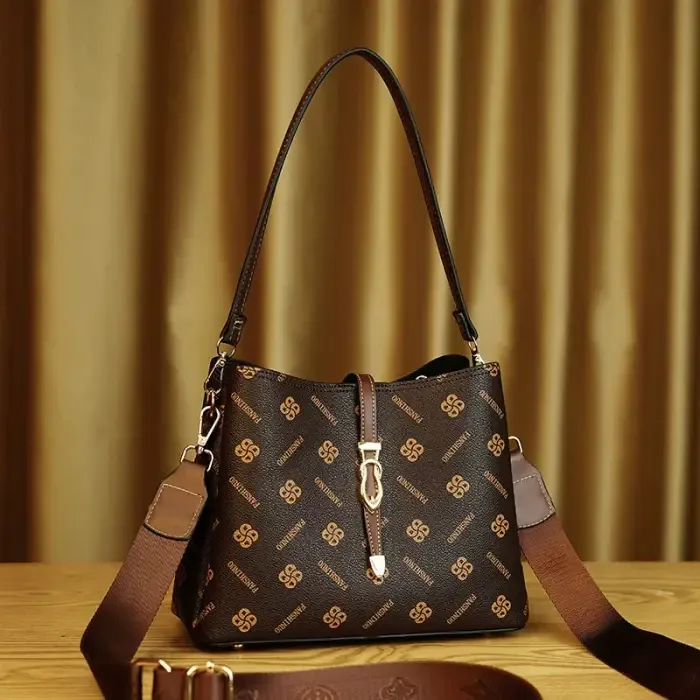 Luxury Large Capacity Bucket Shoulder Bag