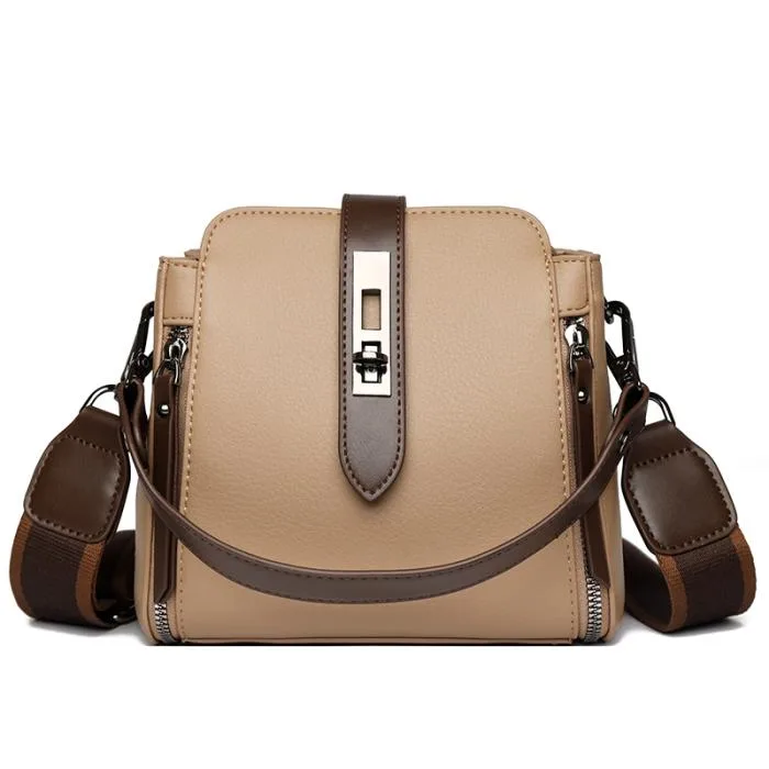 Luxury Crossbody Shoulder Bag (Khaki)