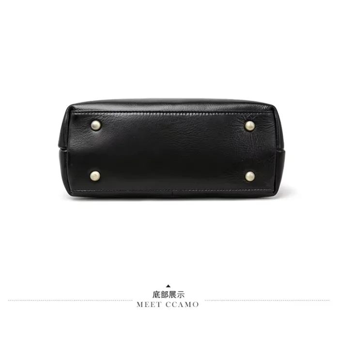 Atmospheric Crossbody Large Capacity Handbag (Black)