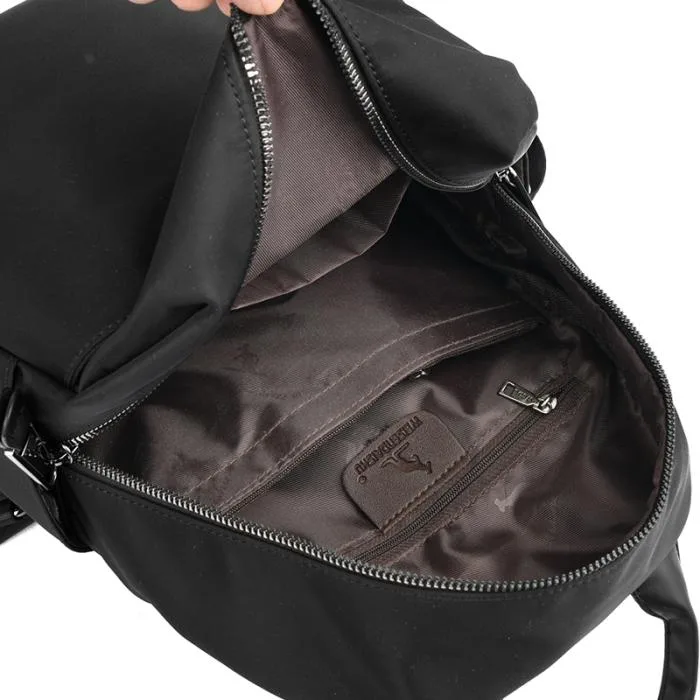 Women's Backpacks Simple Fashion Bag (Black)