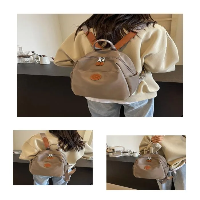 Women's Backpacks Simple Fashion Bag (Grey)