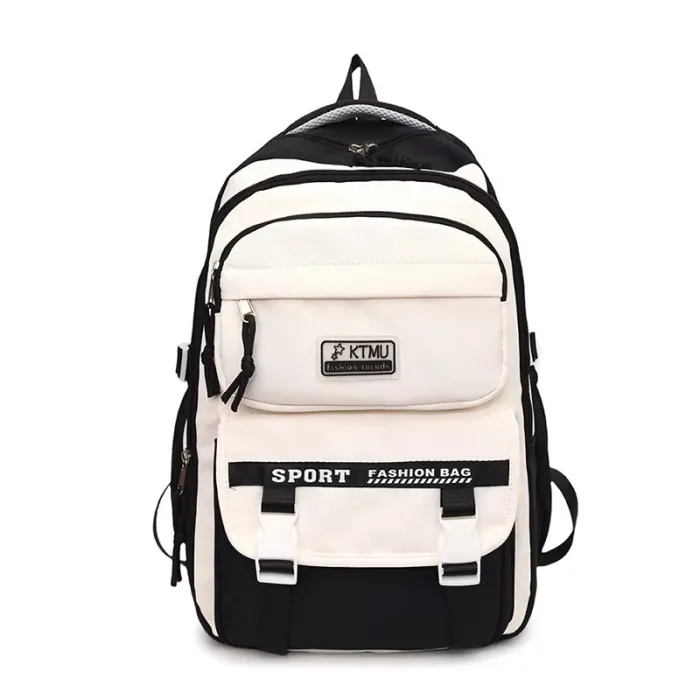 Lightweight College Student Backpack(Black)