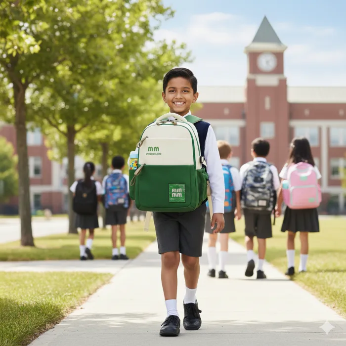 College Cute Large-Capacity Backpacks (Green)