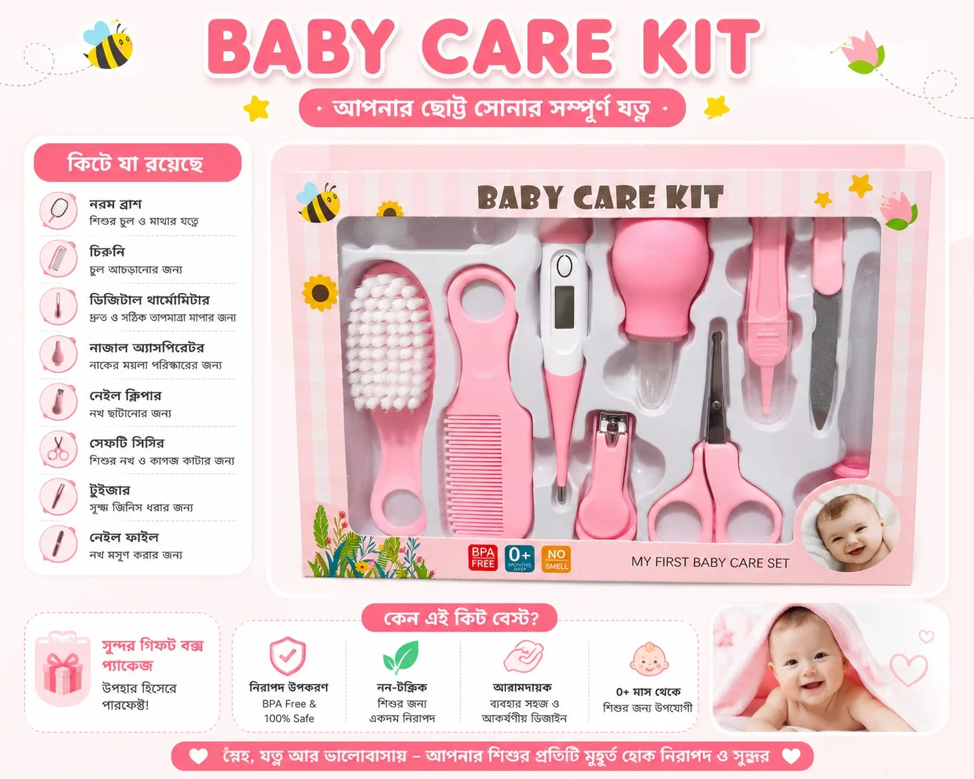 Newborn Baby Care Kit