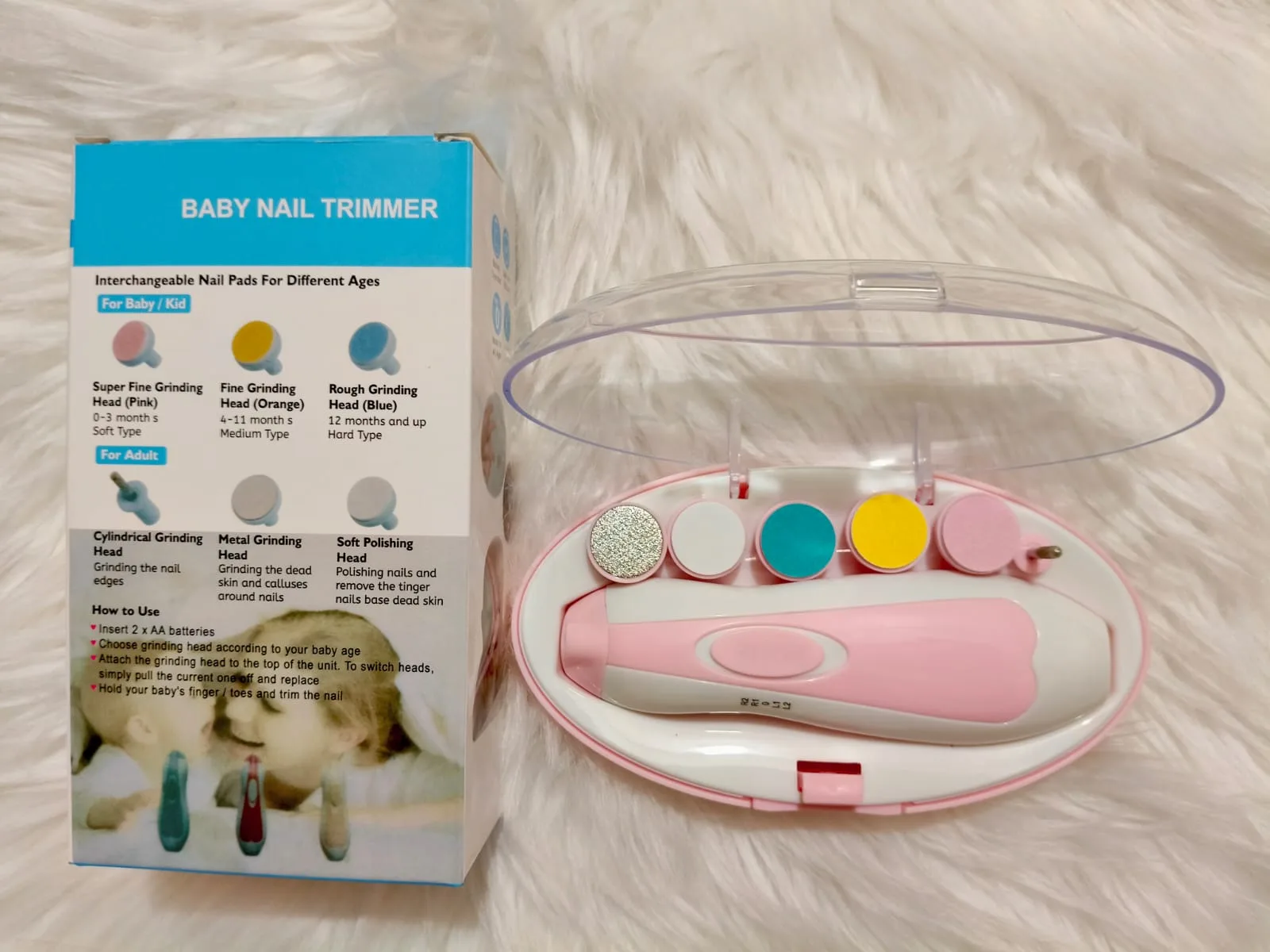 Electric Baby Nail Trimmer Set