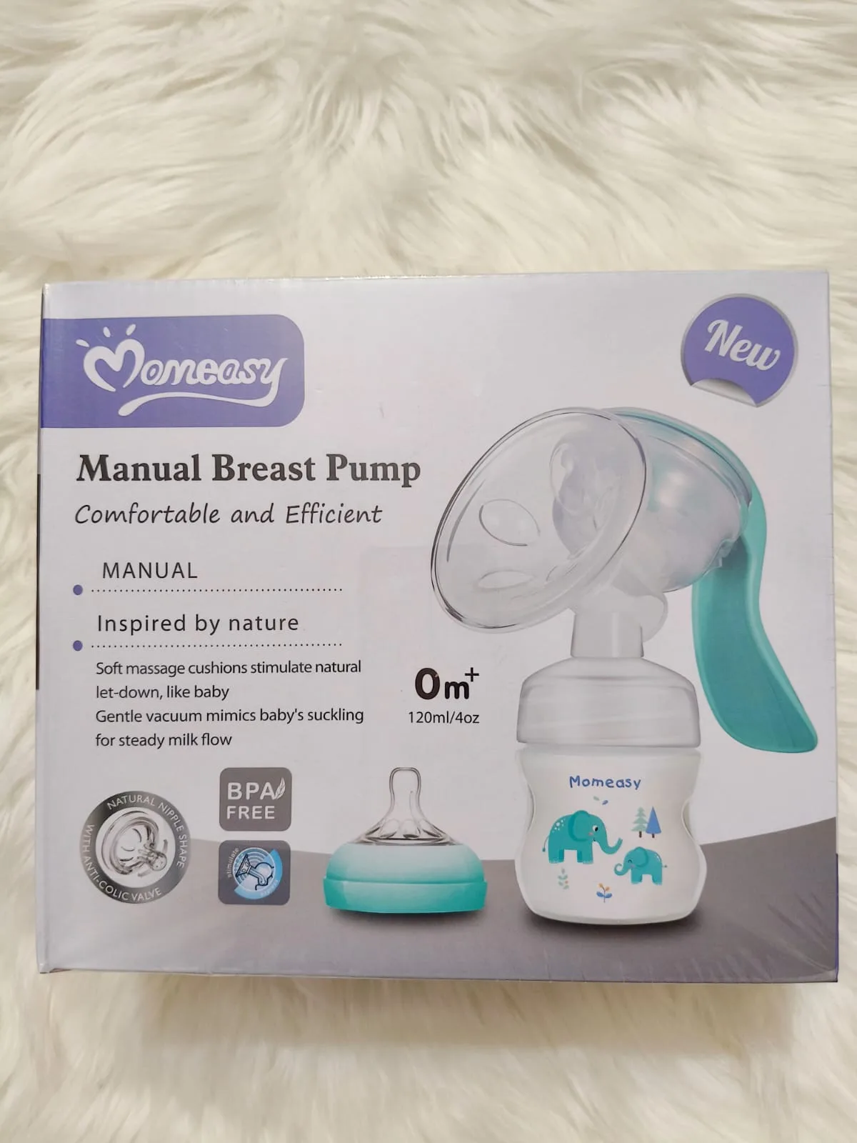 Momeasy Manual Breast Pump - 120 ML