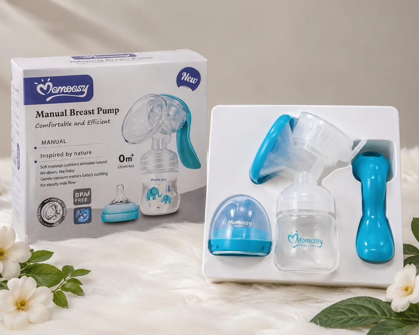 Momeasy Manual Breast Pump - 120 ML