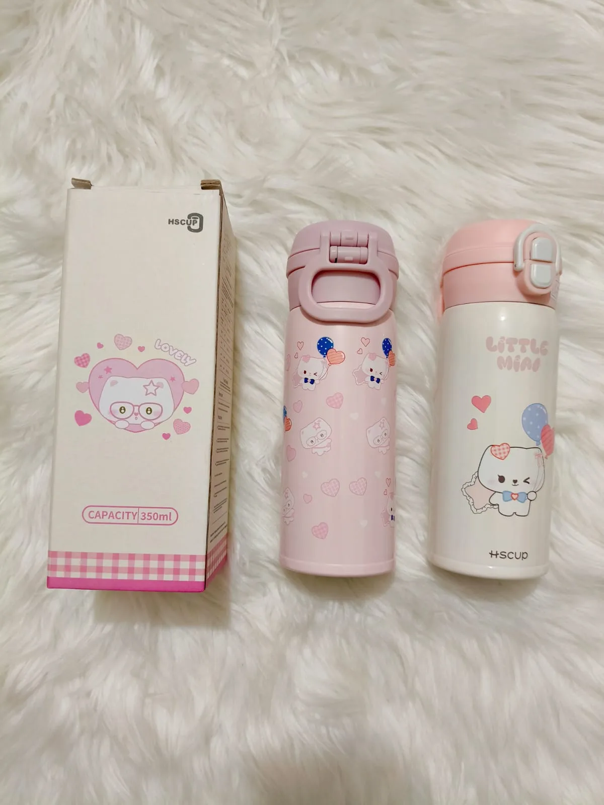 Cute Stainless Steel Vacuum Flask - 320 ML
