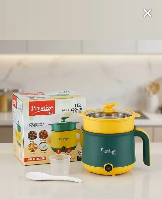 Prestige Plus 2.2L 1000W Electric Multi Cooker