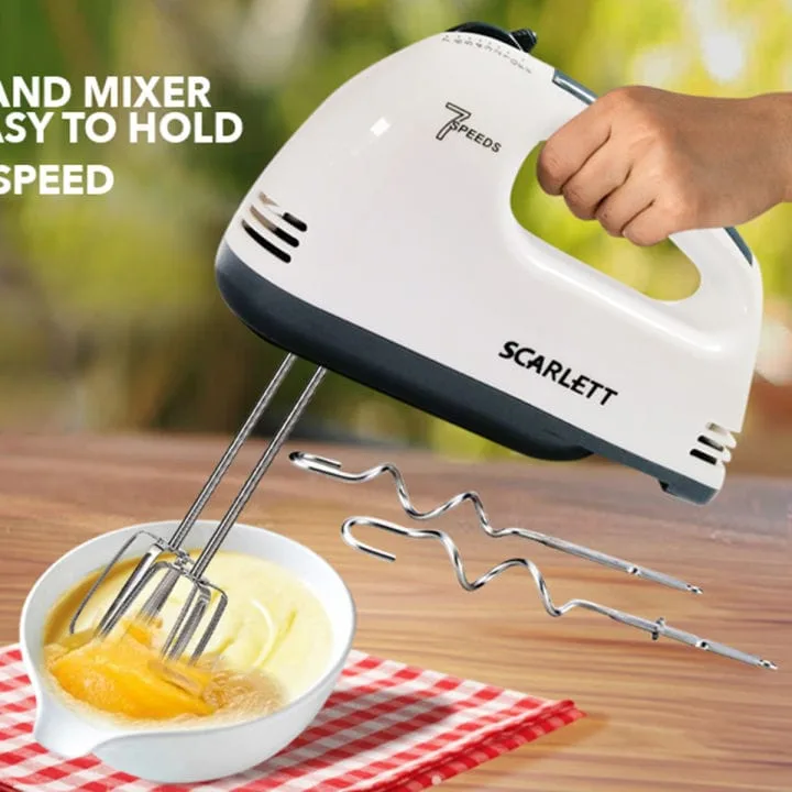 Scarlett 7-Speed Electric Hand Mixer