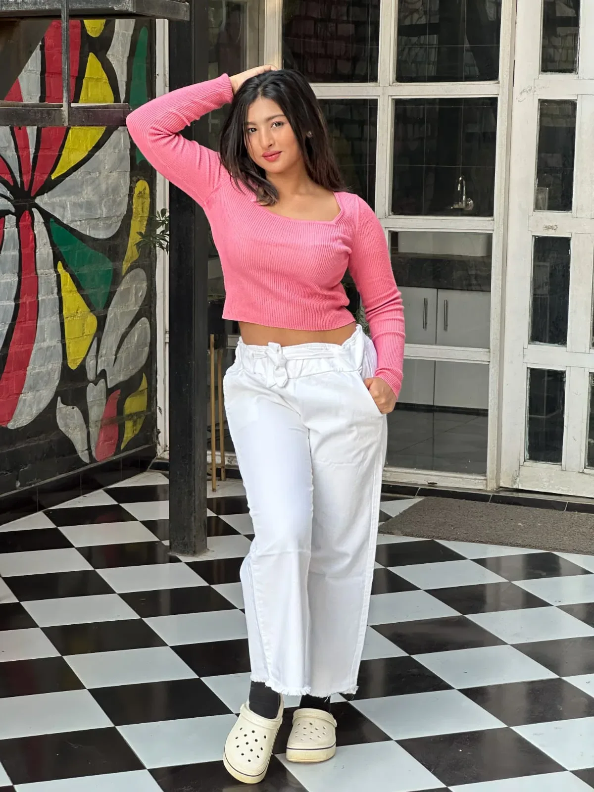 Stylish Women’s Soft Denim Palazzo Pant - 3XXL AND 4XXL