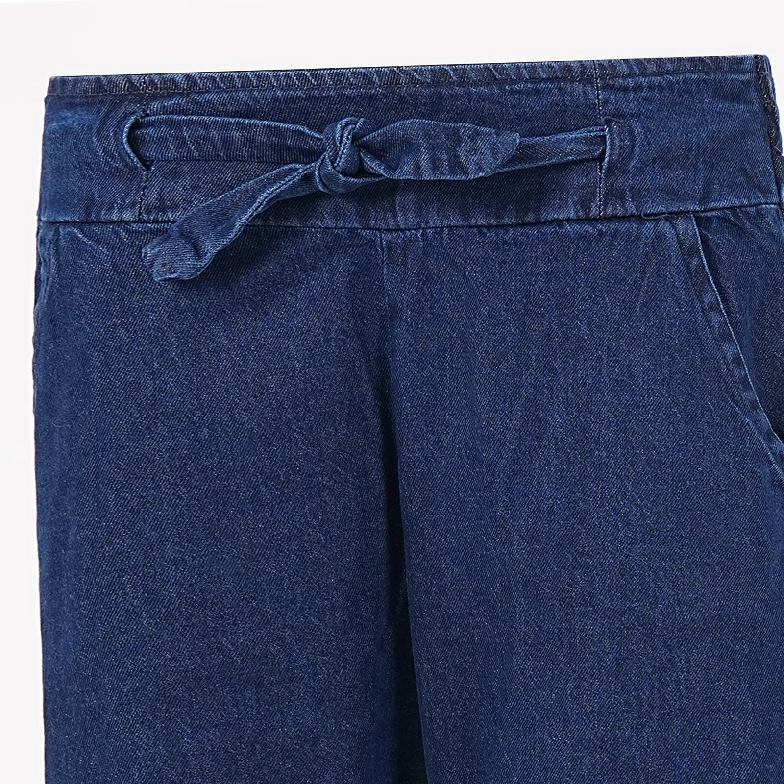 Stylish Women’s Soft Denim Palazzo Pant - 3XXL AND 4XXL