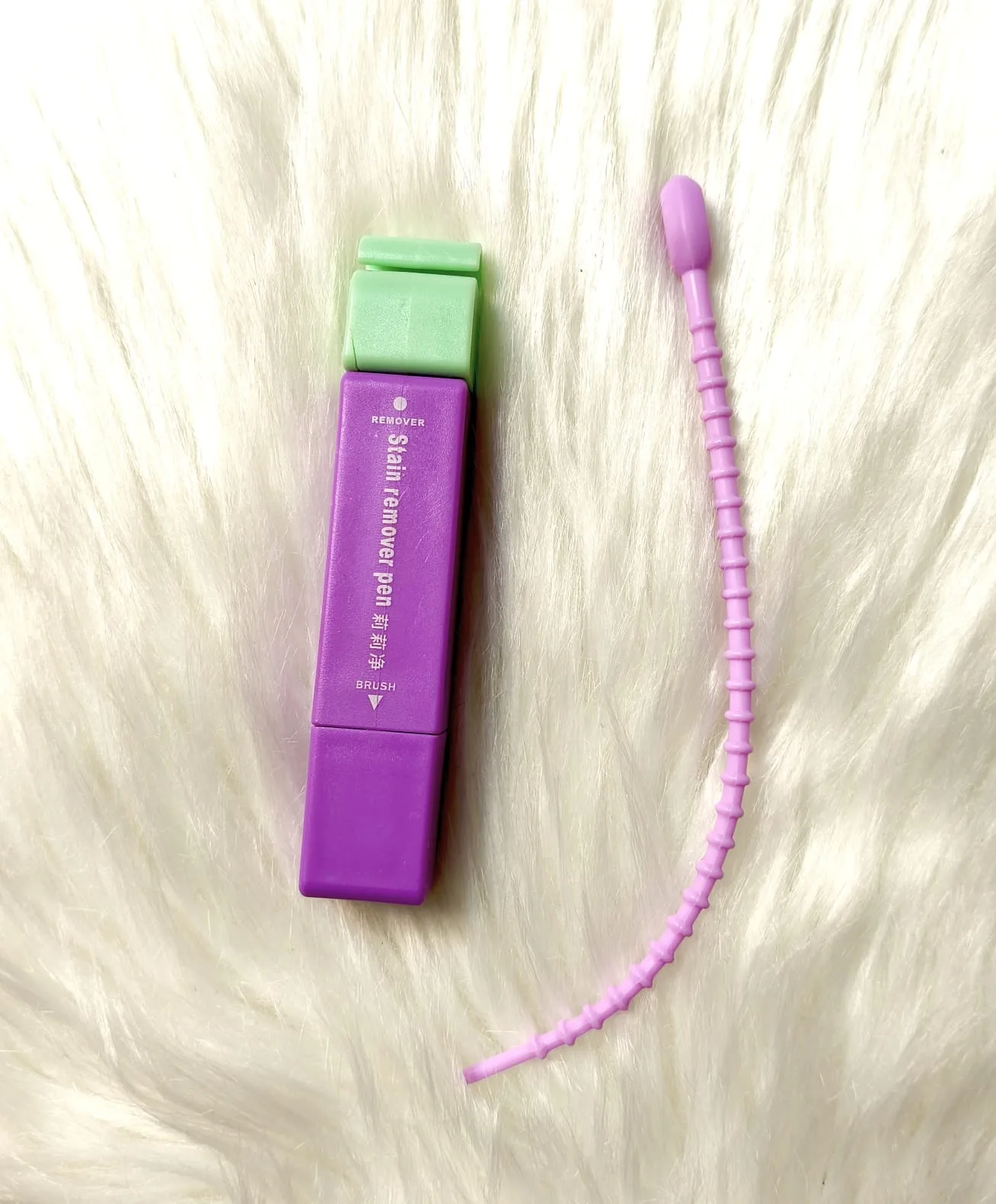 Portable Stain Remover Pen with Cleaning Brush