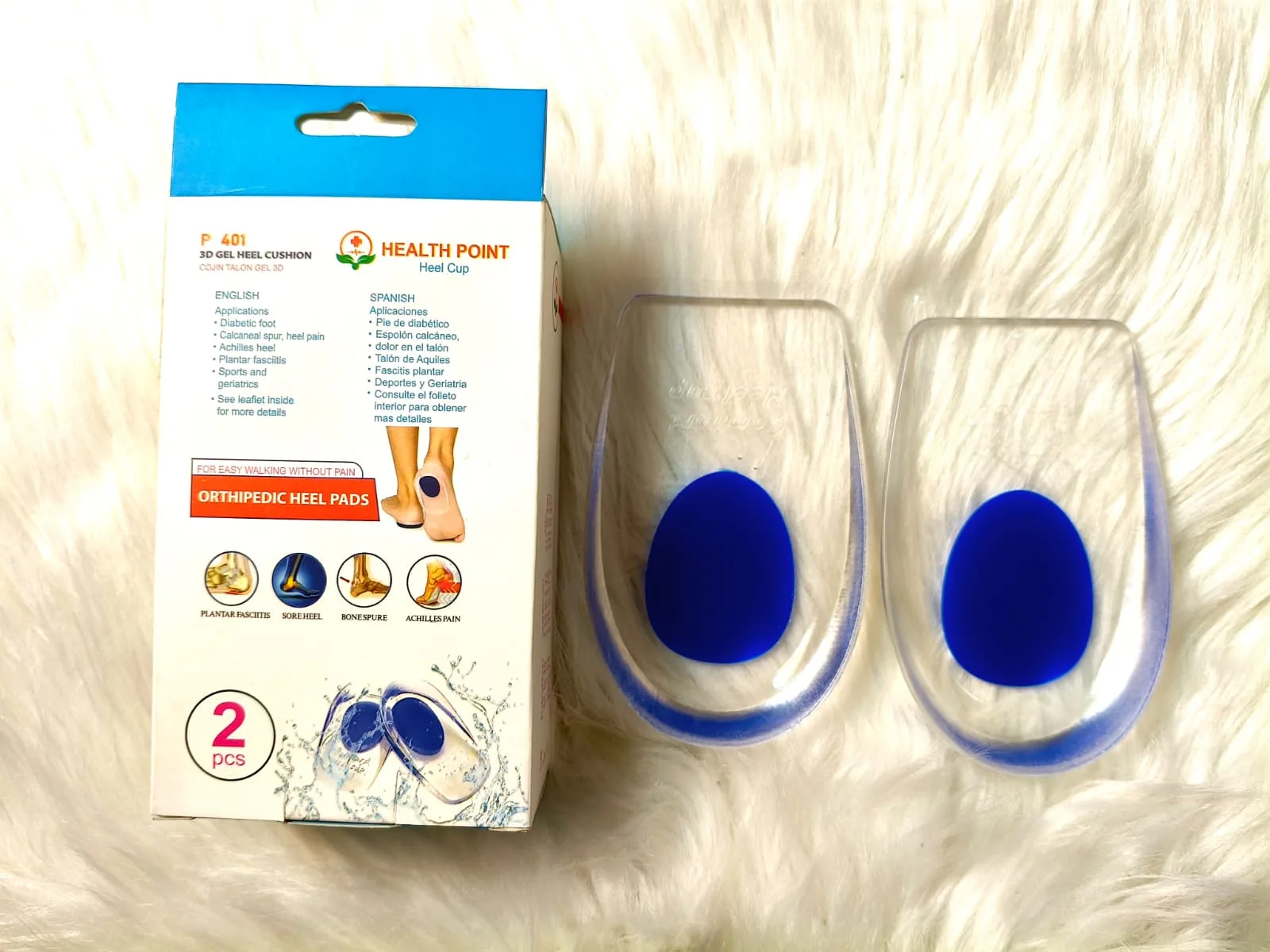 Health Point P401 3D Gel Heel Cushion