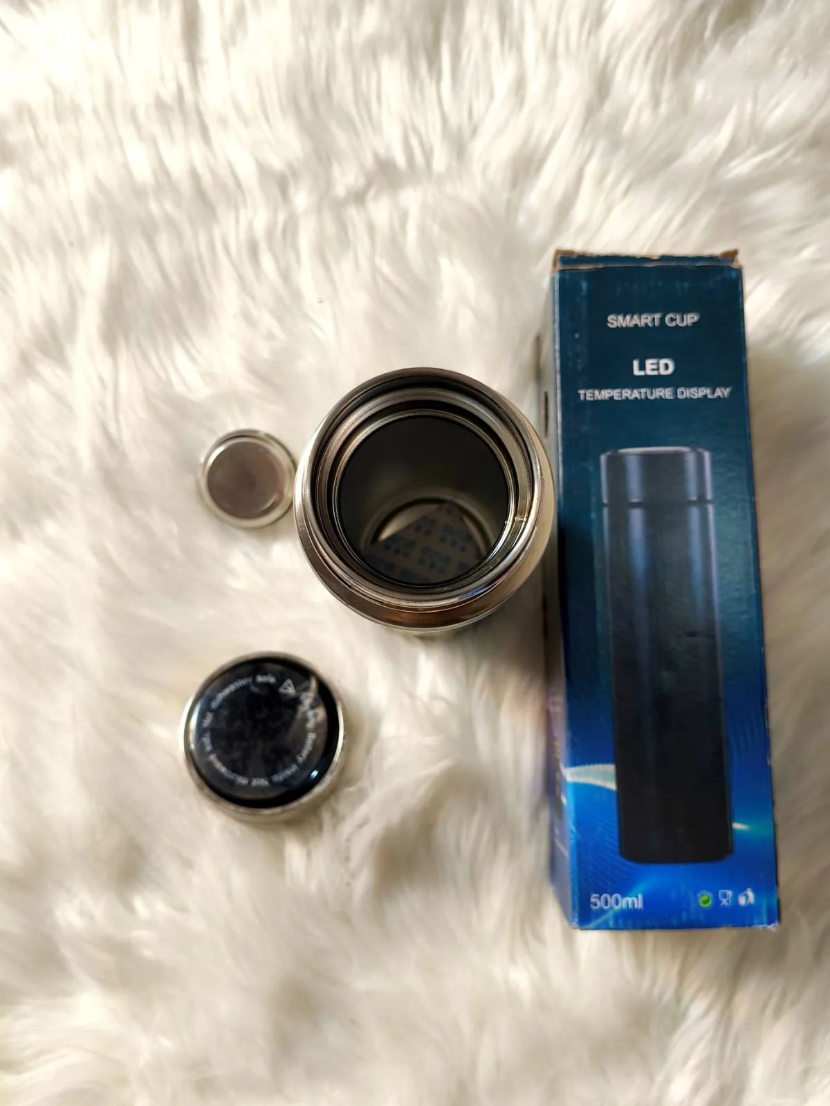 LED Temperature Display Stainless Steel Vacuum Flask- 500 ML