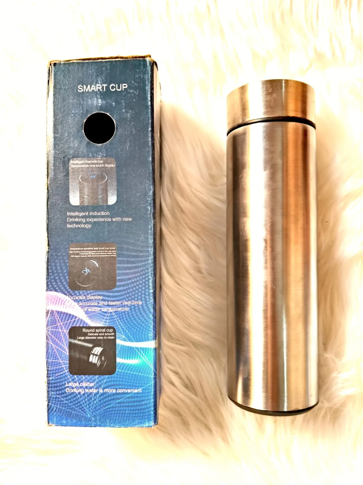 LED Temperature Display Stainless Steel Vacuum Flask- 500 ML