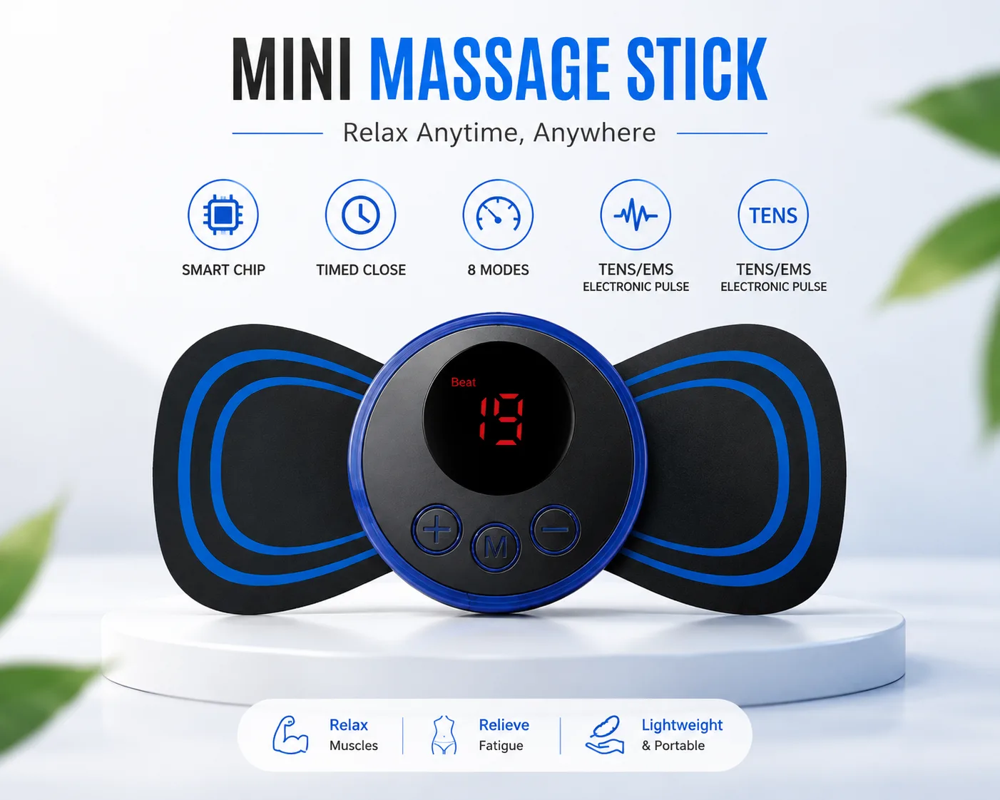 Double Stick Mini Massage Stick – 8 Modes