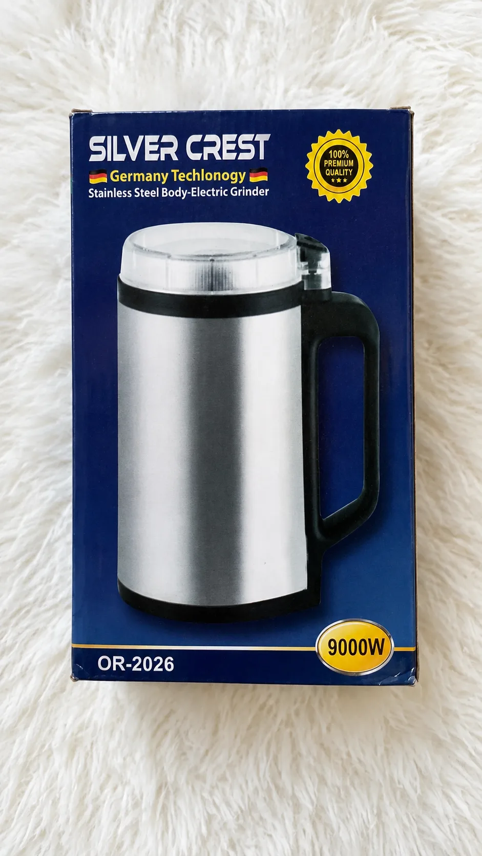 Silver Crest OR-2026 9000W Stainless Steel Electric Grinder