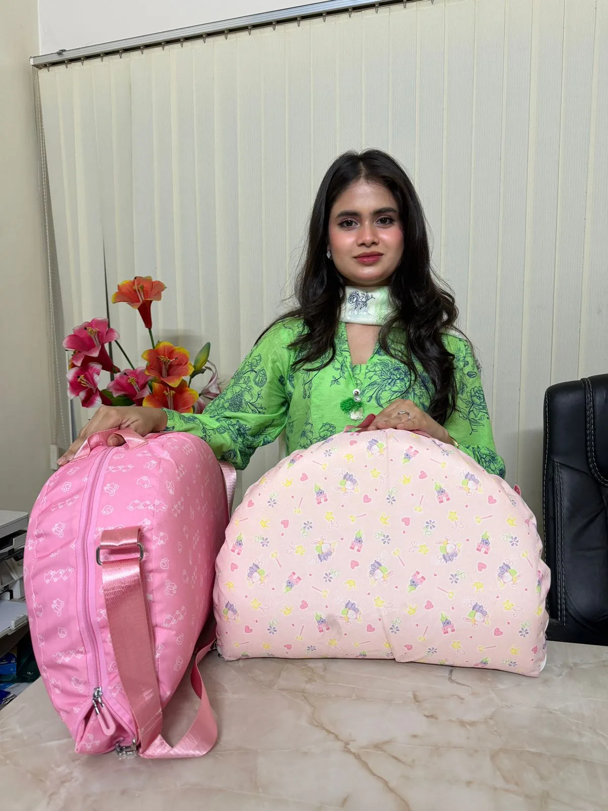 Premium Baby Nest & Carry Bag Set