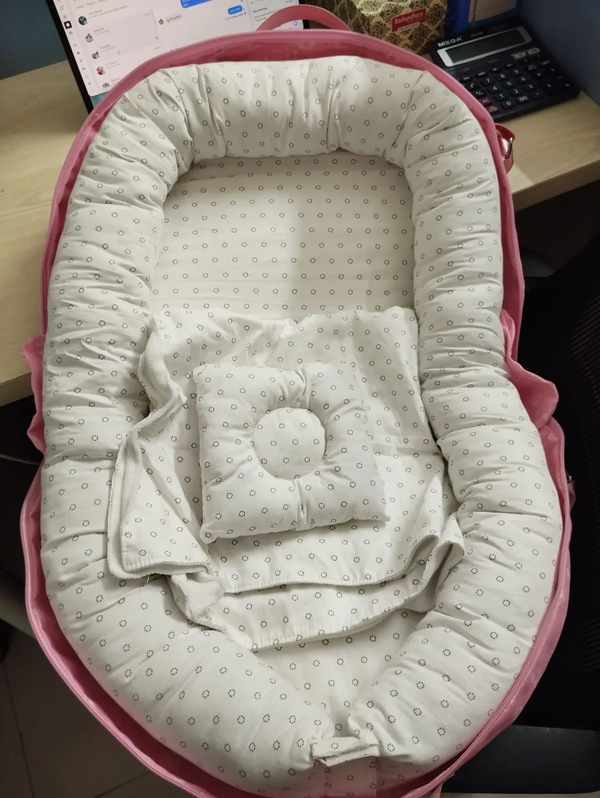 Premium Baby Nest & Carry Bag Set