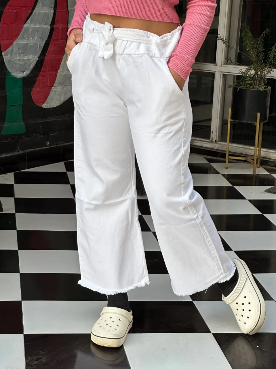 Stylish Women’s Soft Denim Palazzo Pant